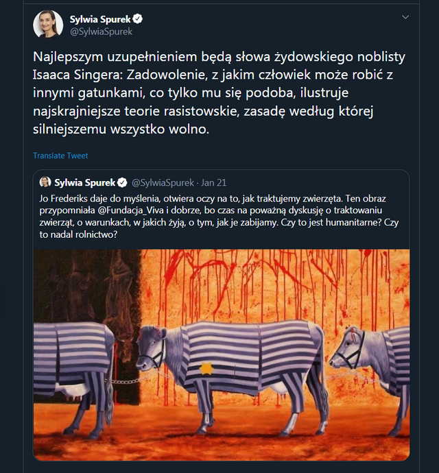 Screenshot_2020-01-29 Sylwia Spurek on Twitter Najlepszym uzupełnieniem będą słowa żydowskiego noblisty Isaaca Singera Zado[...](1).png